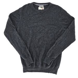 1901 Men's Nordstrom Wool Cashmere Crewneck Pullover Sweater Gray L